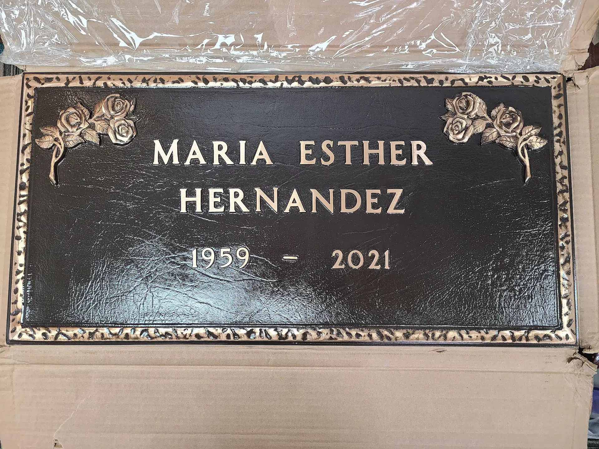 Granite Granite Plaque hand-carved by Granite Plaque Shop in NJ — image 8
