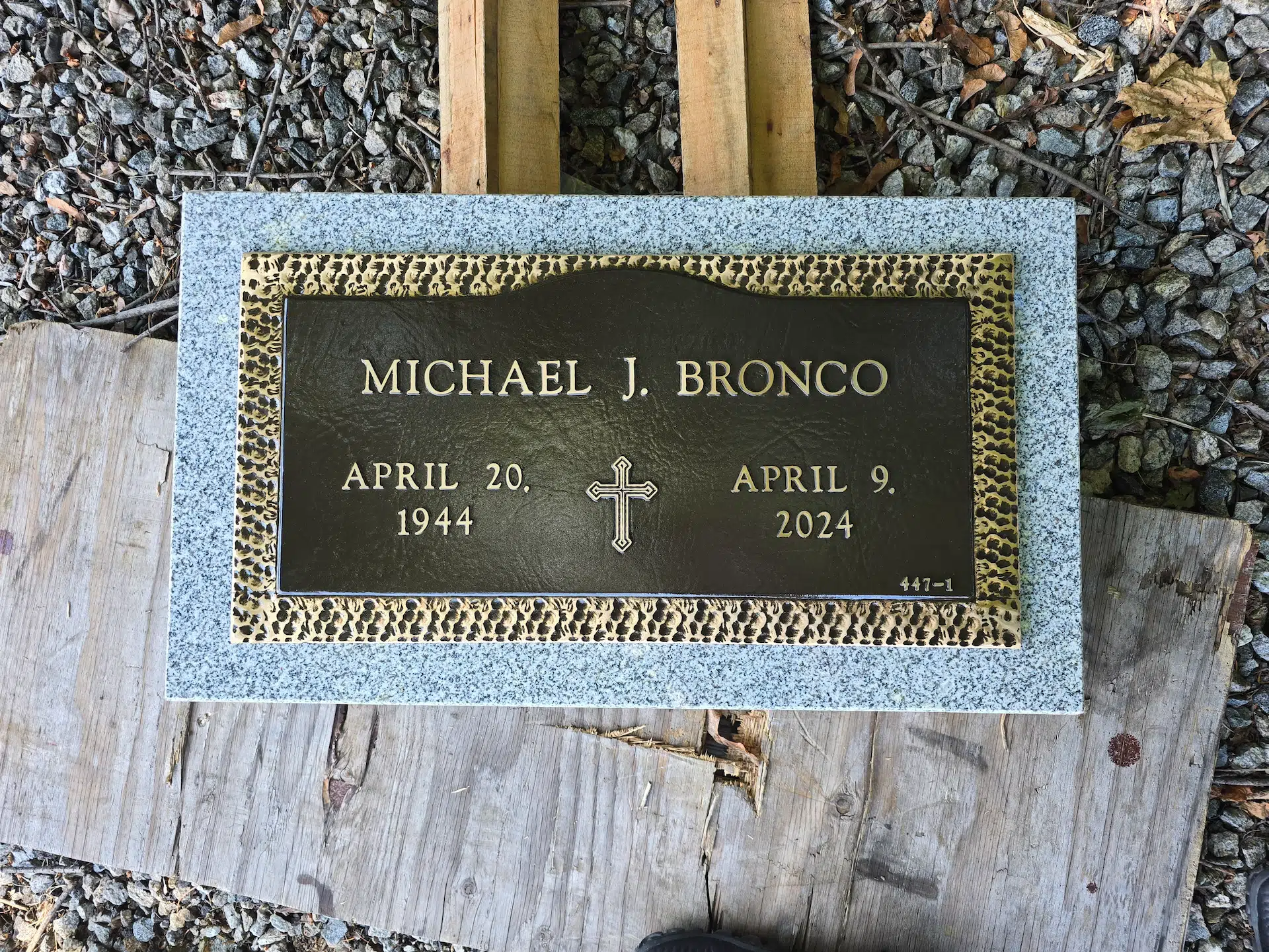 Granite Granite Plaque hand-carved by Granite Plaque Shop in NJ — image 3
