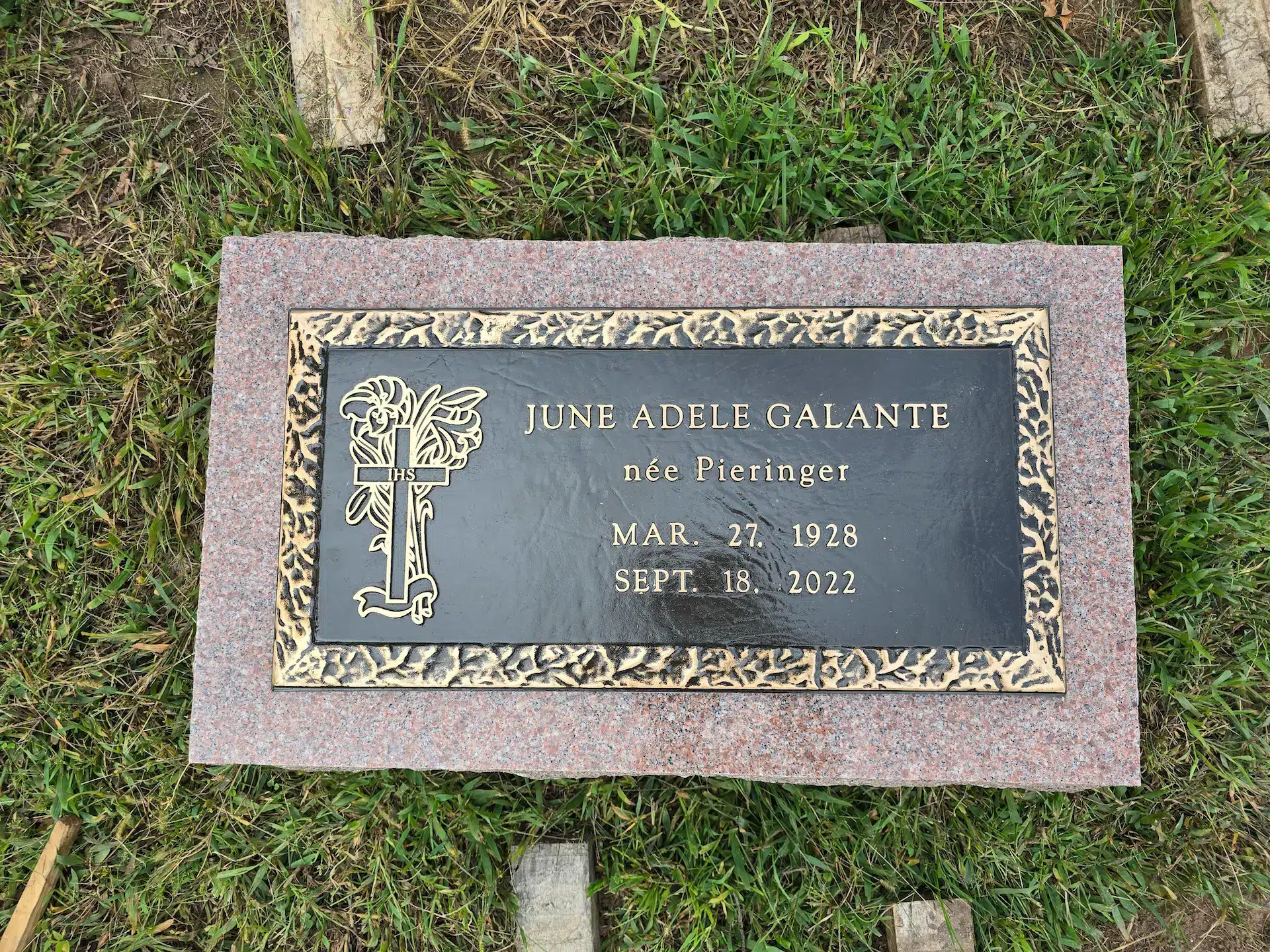Granite Granite Plaque hand-carved by Granite Plaque Shop in NJ — image 4